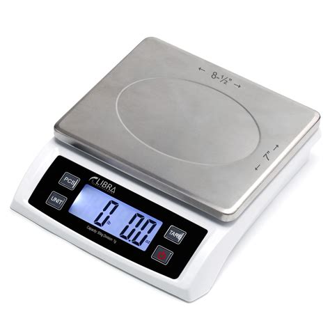 Best Quality 🔥 110 lb (50 kg) Digital Postal Scale, Piece Counting, Wide Stainless Steel Pan, AC Adapter, Backlit LCD, Multiple Weight Unit, Capacity: Max 50 kg (110 lb), MIN 5 g (0.2 oz), Division 1 g / 0.1 oz