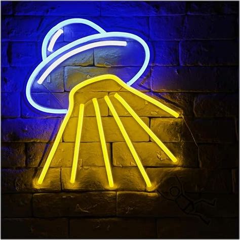 Alien Spaceship-B LED Neon Sign Lights Night Light