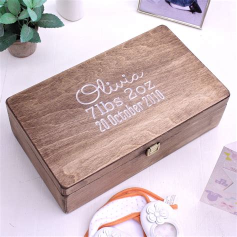 Best Cyber Deals 🔥 Baby Keepsake Box - First Mother's Day Gift - Newborn Keepsake Gift – Pregnancy Gift – Baby Shower Gift - Memory Box- Personalized -Acid-Free, and Built to Last - Ocean