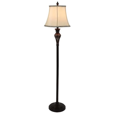 Décor Therapy PL4346 Charlotte Lamp, Brown, Water Transfer Printing, Faux Marble