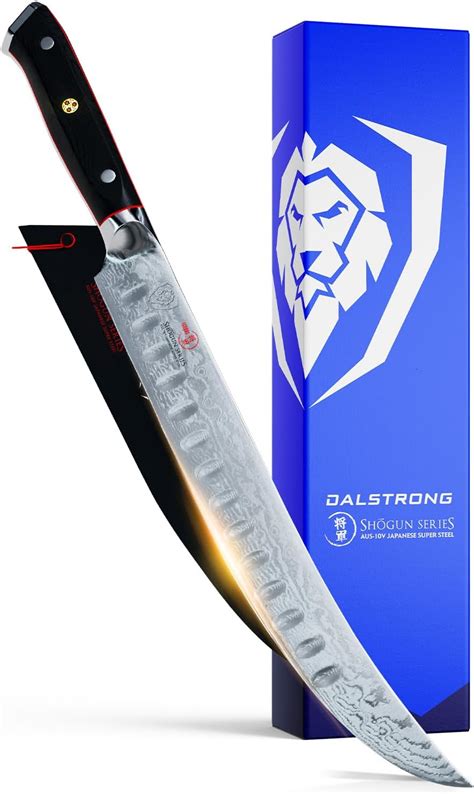 Get Special Price DALSTRONG Butcher-Breaking Cimitar Knife - 10" - Shogun Series - Razor Sharp - Japanese AUS-10V Super Steel - Vacuum Treated - Guard Included
