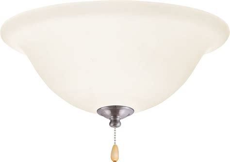 Emerson Ceiling Fans LK74LEDBS Opal Matte LED Light Fixture for Ceiling Fans, LED Array, Brushed Steel