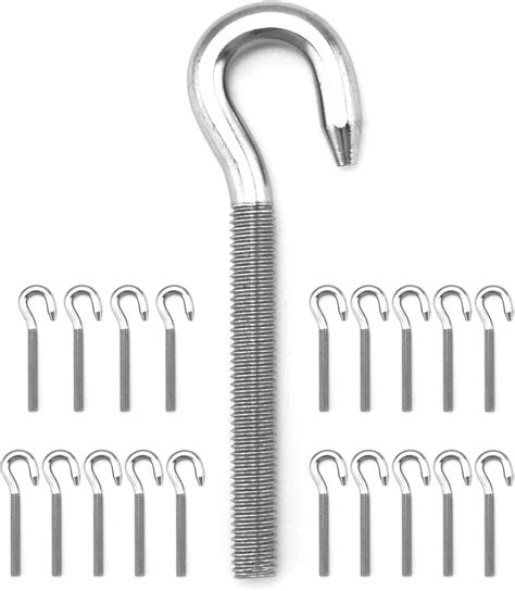Forney 61216 Screw Hook, Number-0 Thread-by-1-1/2-Inch Thread Length-by-5-Inch Overall Length