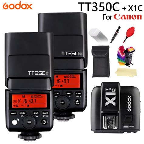 GODOX TT350C 2.4G HSS 1 / 8000s TTL GN36 Camera Speedlite Compatible for Canon Mirrorless Digital