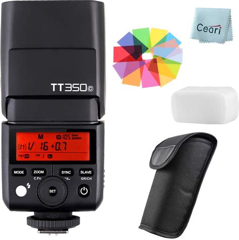 GODOX TT350C 2.4G HSS 1 / 8000s TTL GN36 Camera Speedlite Compatible for Canon Mirrorless Digital