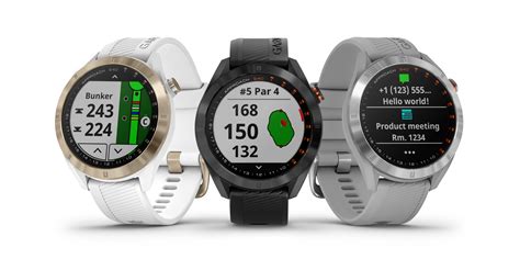 Garmin Approach S40 Bundle, Stylish GPS Golf Smartwatch, Includes Three CT10 Club Trackers, Black
