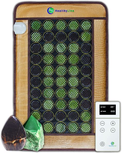 Weekly Top Sale Healthyline Jade and Tourmaline Soft Mesh Far Infrared Heating Pad Inframat Pro (Medium)