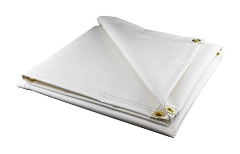 Heavy Duty White Poly Tarp 20' x 24' Multipurpose Protective Cover - Durable, Waterproof, Weather Proof, Rip and Tear Resistant - Extra Thick 12 Mil Polyethylene - by Xpose Safety