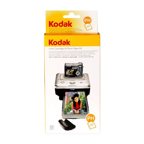 Exclusive Discount 90% Price Kodak PH-160 EasyShare Printer Dock Color Cartridge & Photo Paper Refill Kit