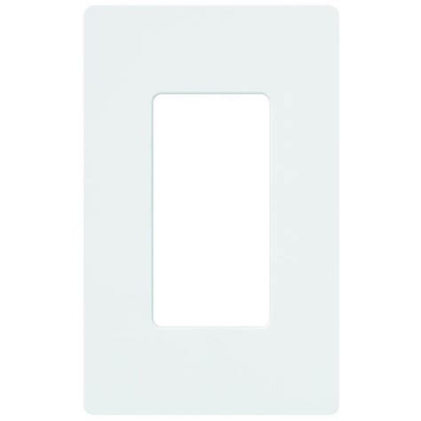 Lutron Claro 1 Gang Decorator Wallplate (96-Pack), CW-1-WH-96, White