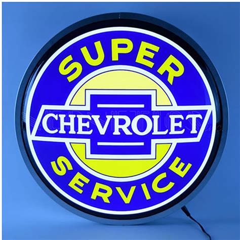 Neonetics Super Chevrolet Service Backlit LED Lighted Sign, 15"