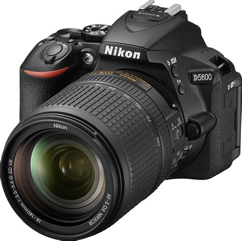 Nikon D5600 DSLR Camera with 18-55mm VR Lens + 128GB Card, Tripod, Flash, ALS Variety Lens Cloth, and More