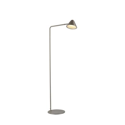 ✳ Nova of California 2011589SN Cove Contemporary LED Floor Lamp, 51-Inch High, for Living Room, Bedroom & Home Office, Satin Nickel