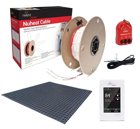 Lowest Price NuHeat nVent Floor Radiant Heat Cable N2C100, 240 V, 100 sq. ft.+ Home Programmable Thermostat AC0056