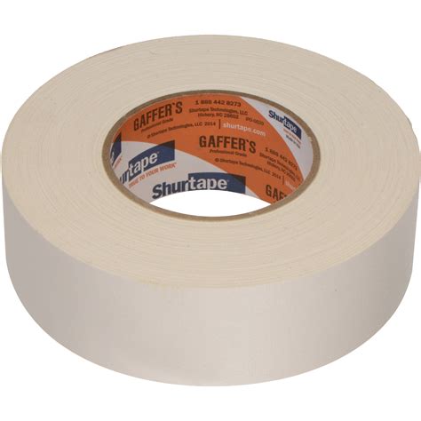Review Pro Tapes Shurtape Professional Grade Gaffers P672 Tape 2"x50yds White (Pack of 1)