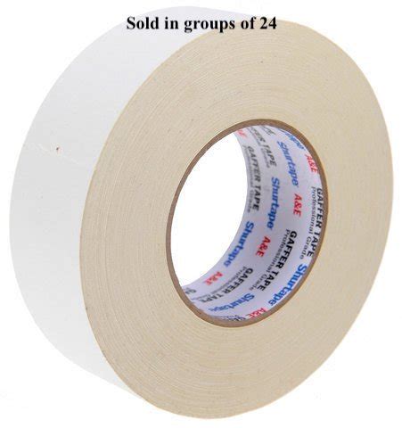 Review Pro Tapes Shurtape Professional Grade Gaffers P672 Tape 2"x50yds White (Pack of 1)
