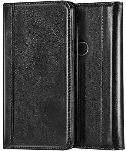 Super Cheap 🛒 ProCase Genuine Leather Case for Pixel 3 XL, Vintage Wallet Folding Flip Case with Kickstand Card Holder Protective Cover for Google Pixel 3XL (2018 Release) -Black