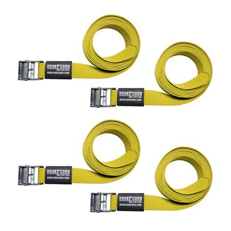 Up To 40% OFF SECURE IT QUICK Straps & Buckles - Cinch Tie Down CAM Cargo Utility Lashing Straps - 1" Wide Heavy Duty Webbing (72" CAM - 4 PK, Orange)