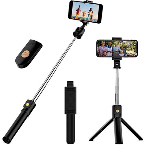 Flash Deals - 50% OFF Selfie Stick,45 Inch Extendable Selfie Stick Tripod with Rechargeable Wireless Remote and Phone Tripod Stand,Compatible with iPhone 11 Pro Xs X 8 7 6 Plus,Samsung Galaxy Note10 S10 S9 S8,Gopro