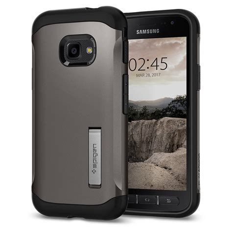 Spigen Slim Armor ST Case with Air Cushion Technology and Hybrid Drop Protection for Samsung ST (2017) - Gold Maple