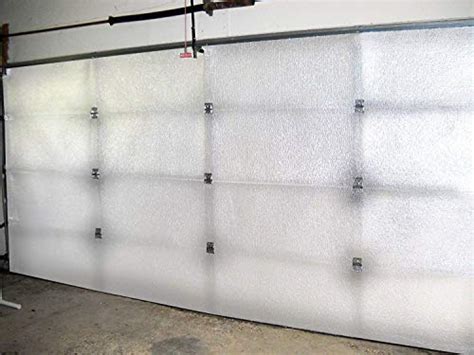 US Energy White Pre-Cut Inserts 1 Car Garage Door Insulation Kit Reflective Foam Fits 8x8 9x8 10x8 Single Garage Doors