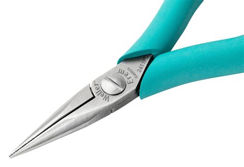 Up To 50% OFF Weller Erem 2411PD 5 Fine Point Needle Nose Pliers Serrated Jaws with Ergonomic Handles
