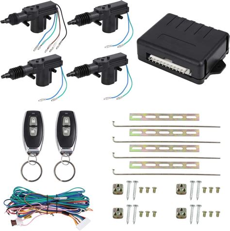 Deal Product X AUTOHAUX 4 Doors Central Lock Locking System Car Keyless Entry Kit with Actuator